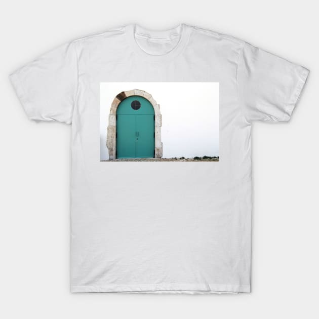 Magazine door - Fortaleza de Sagres, Portugal T-Shirt by WesternExposure